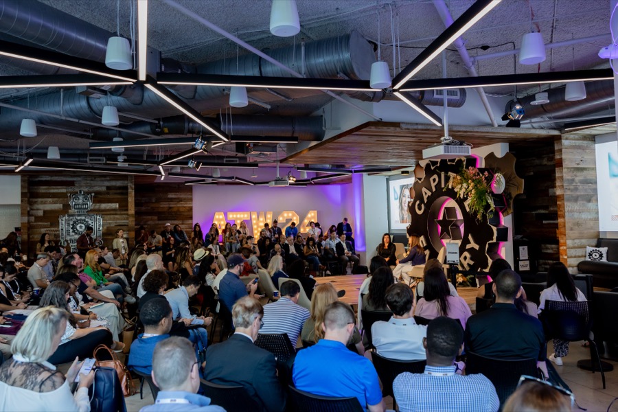 A talk in progress at Capital Factory